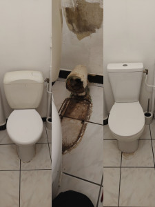 Photo de galerie - Remplacement wc