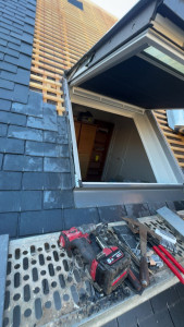 Photo de galerie - Pose de velux 
