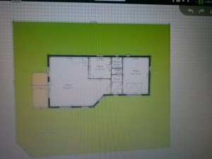 Photo de galerie - plan d'une maison d'habitation neuve pour un couple d'amis