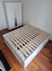Photo de galerie - Lit/armoire ikea 