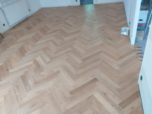 Photo de galerie - Pose de parquet - Revêtement de sol