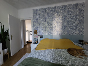 Photo de galerie - Tapisserie peinture
