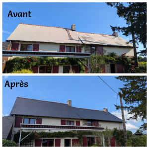 Photo de galerie - Nettoyage et applications d'hydrofuge teinté 