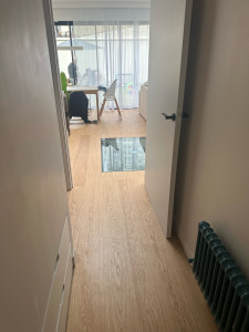 Photo de galerie - Pose du parquet 