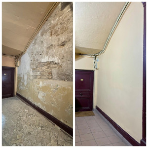 Photo de galerie - Après pose  de fibre et mise en peinture