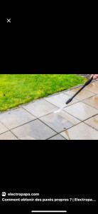 Photo de galerie - Nettoyage terrasse