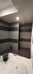Photo de galerie - Pose carrelage mural final 