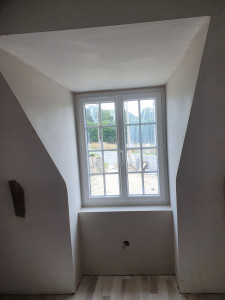 Photo de galerie - Après changement de fenêtres raccords de plâtre 