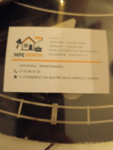 Photo de galerie - Placo/parquet/pose de menuiserie/peinture/plomberie/petite électricité/papier peint/carrelage.