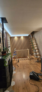 Photo de galerie - Bardage avec des tasseaux sur mur 