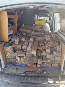 Photo de galerie - évacuation de gravats pour la déchetterie 