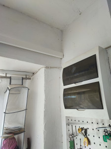 Photo de galerie - Pose goulotte pour rénovation cuisine .
