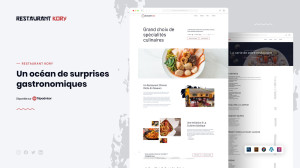Photo de galerie - ? Nous sommes ravis de vous présenter notre toute dernière réalisation - le nouveau site internet du restaurant Kory! ?✨
