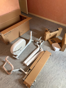 Photo de galerie - Montage appareil de fitness cliente