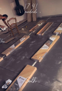 Photo de galerie - Pose de parquet - Revêtement de sol