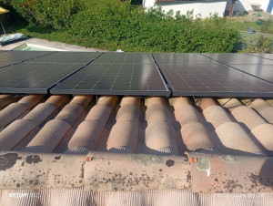Photo de galerie - Nettoyage panneau solaire