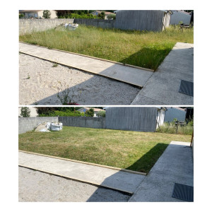 Photo de galerie - Tonte d’un terrain 