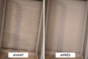 Photo de galerie - Nettoyage de volet chez un client.