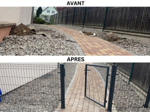 Photo de galerie - Pose de grillage