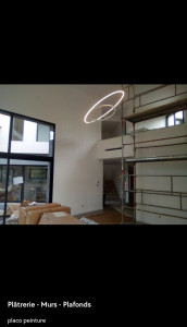 Photo de galerie - Peinture sur placo