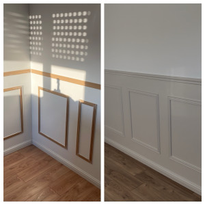 Photo de galerie - Moulure et peinture 
