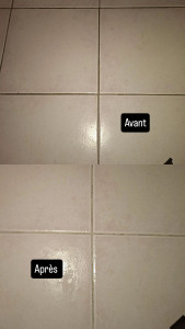 Photo de galerie - Nettoyage de joints 