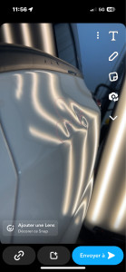 Photo de galerie - Réparation bosses sur aile arrière 