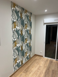 Photo de galerie - Pose de papier peint Casamance