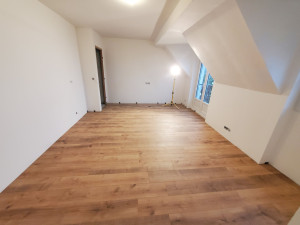 Photo de galerie - Pose parquet chambre