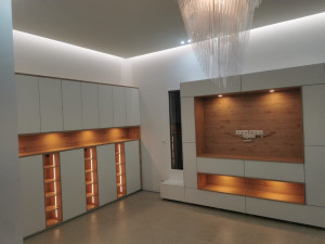 Photo de galerie - Fourniture et pose de living et meuble tv 