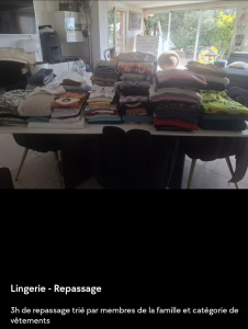 Photo de galerie - Lingerie - Repassage