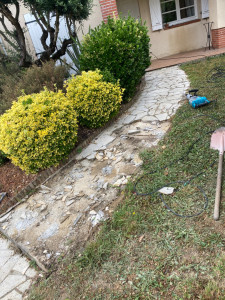 Photo de galerie - Dalle d entre en pierres de Bavière 