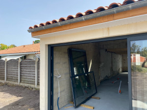 Photo de galerie - Pose d’une porte de garage 