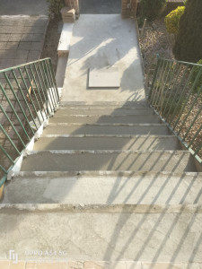 Photo de galerie - Dalle + creation escalier