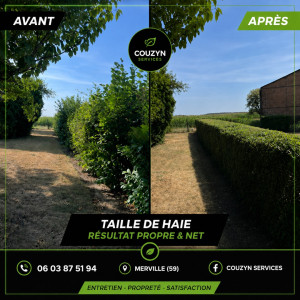 Photo de galerie - Avant : 1,90m de haut 70cm de large, Après : 1,50m 50cm