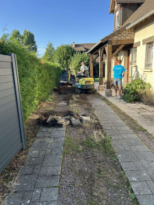 Photo de galerie - Terrassement d’une aller 