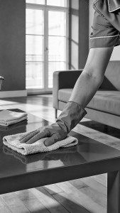 Photo de galerie - Ménage et préparation de logement pour particuliers et locations.