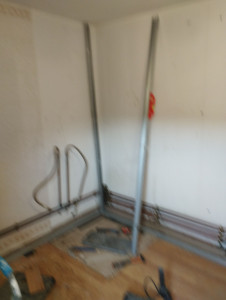 Photo de galerie - Pose  rails 