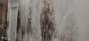 Photo de galerie - Pose papier peint panoramique 