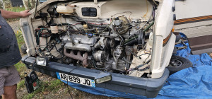 Photo de galerie - Remise a neuf moteur c25 d . embrayage,  distribution , pompe à injection ,etc. 