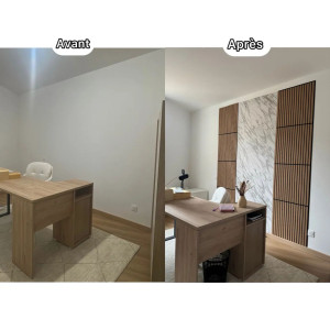 Photo de galerie - Avant/Après bureau