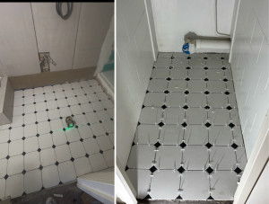 Photo de galerie - Carrelage WC et S.D.B 