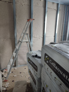 Photo de galerie - Raillage + isolation 