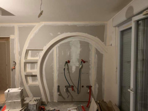 Photo de galerie -  niche pour tv