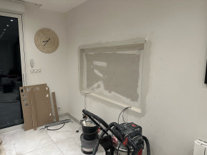 Photo de galerie - Création niche TV 