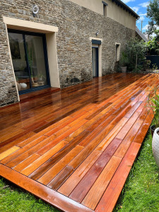 Photo de galerie - Terrasse bois exotique