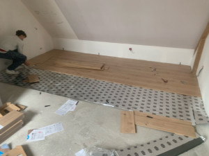 Photo de galerie - Pose de parquet - Revêtement de sol