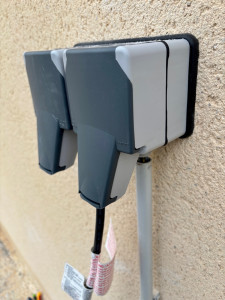 Photo de galerie - Prise de courant 2P+T IP66