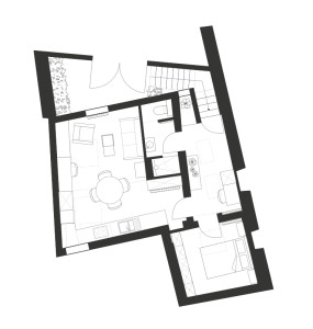 Photo de galerie - Plan de maison (graphisme)