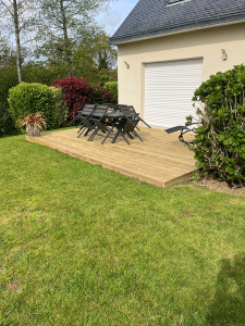 Photo de galerie - Réalisation d’une terrasse bois 